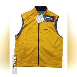 Sun Mountain Men's Weathershield Golf Vest Yellow Medium